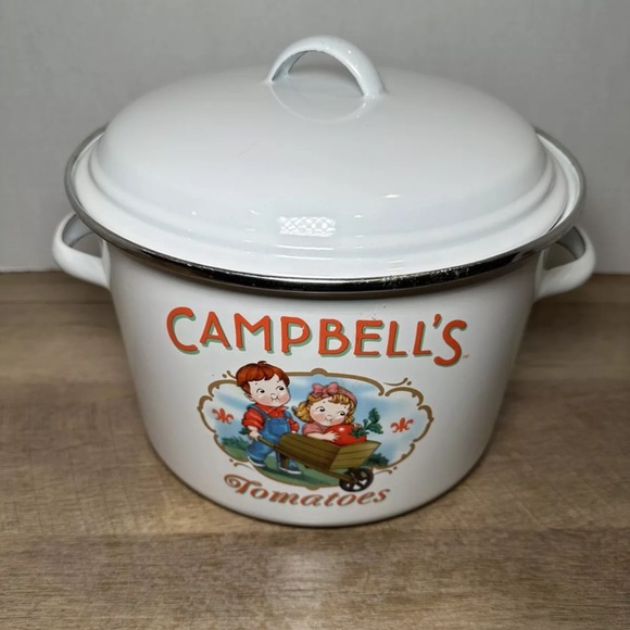 CAMPBELLS Soup KIDS ENAMELWARE‎ SOUP STOCK POT 6 QT - Picture 2 of 11